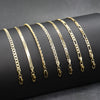 Women's Gold Classic Rope Chain Anklet Foot Jewelry 10"